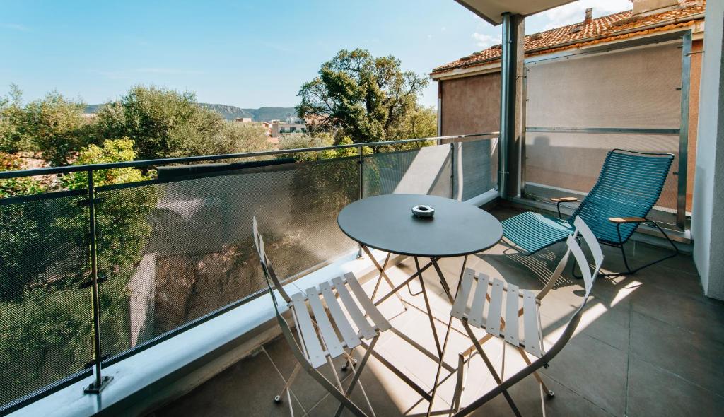 Balkón nebo terasa v ubytování Citta di Lume Suites & Lofts