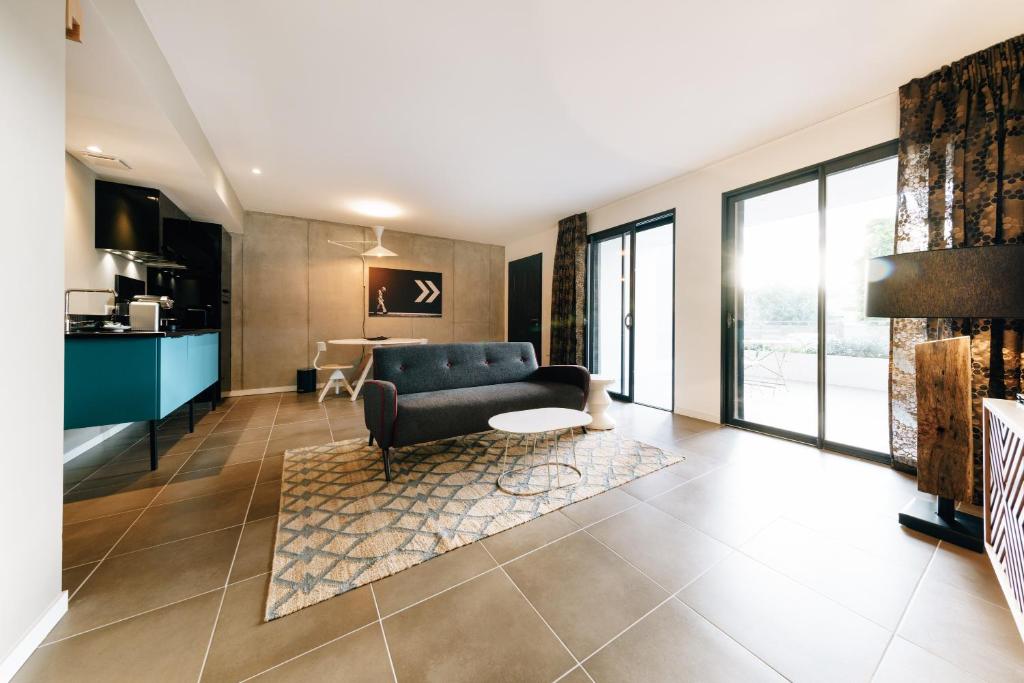 Kuchyň nebo kuchyňský kout v ubytování Citta di Lume Suites & Lofts