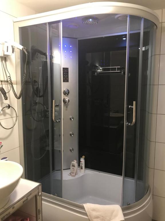 Koupelna v ubytování Hotel Schwanen