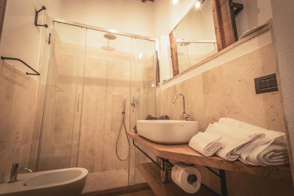 Koupelna v ubytování Porta delle Farine