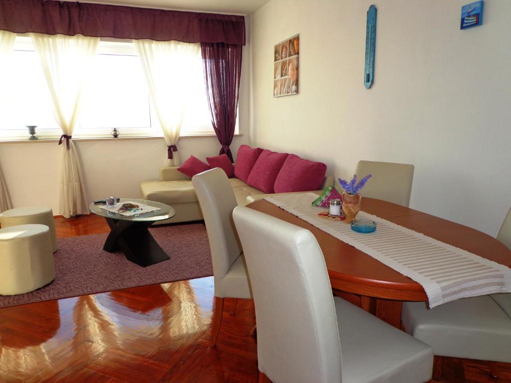 Posezení v ubytování Apartments Mistral