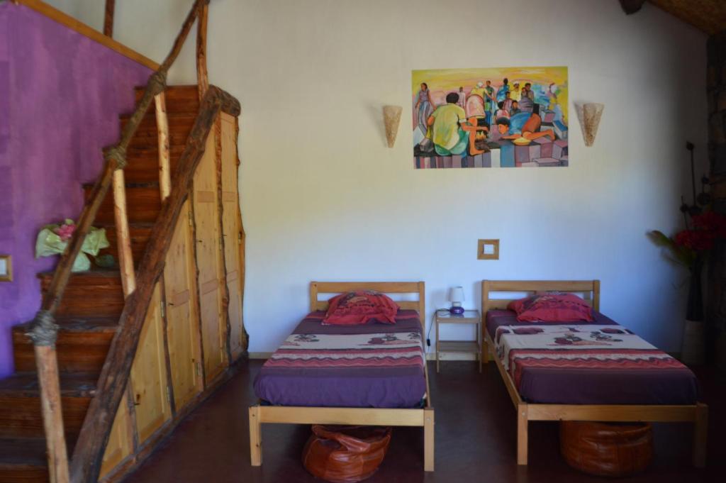 Postel nebo postele na pokoji v ubytování Casa De France