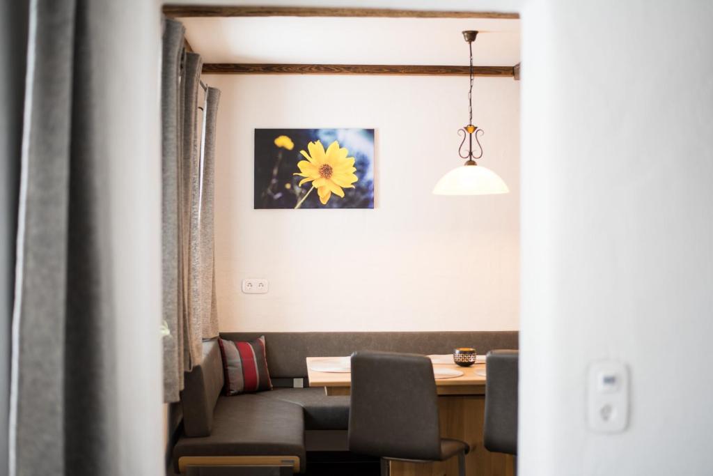 Posezení v ubytování Gletscher Appartements