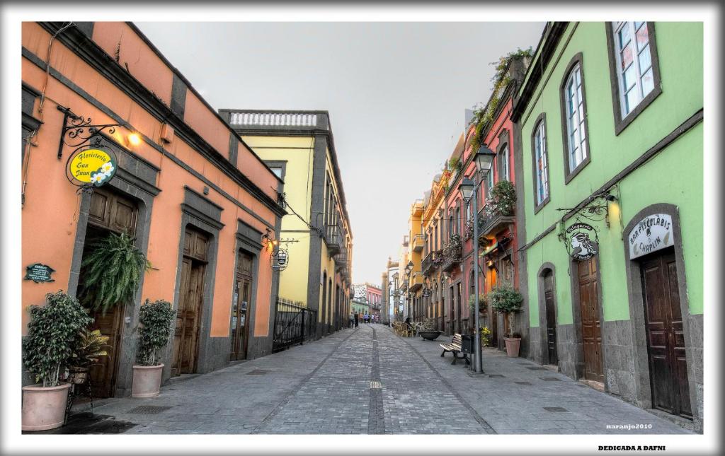 The surrounding neighborhood or a neighborhood close to the holiday home