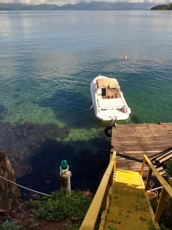  Casa Na Ilha Grande De Frente Pro Mar Com Pier