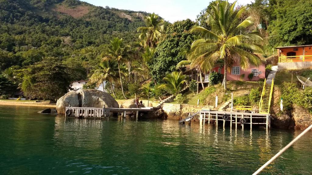  Casa Na Ilha Grande De Frente Pro Mar Com Pier
