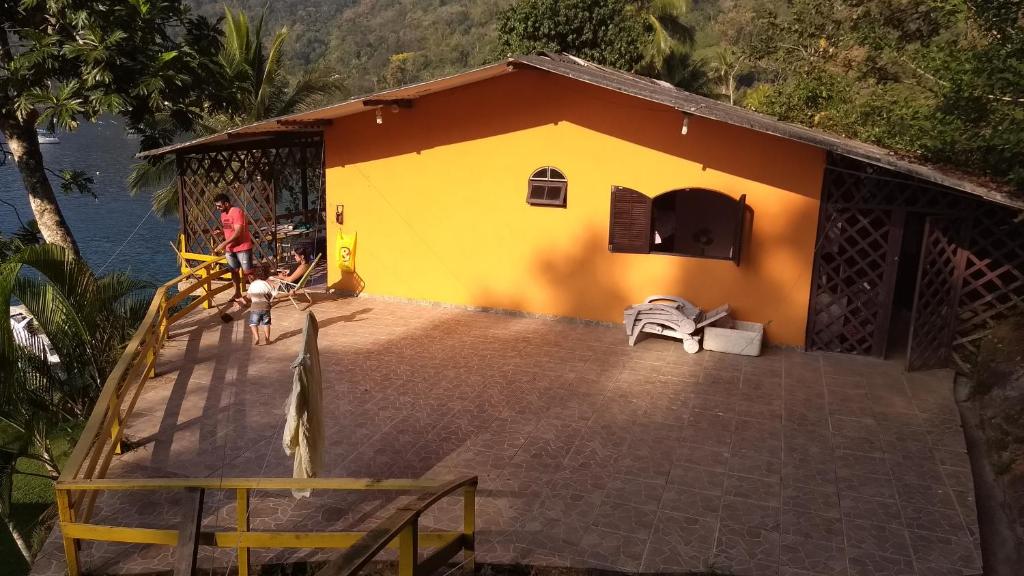  Casa Na Ilha Grande De Frente Pro Mar Com Pier