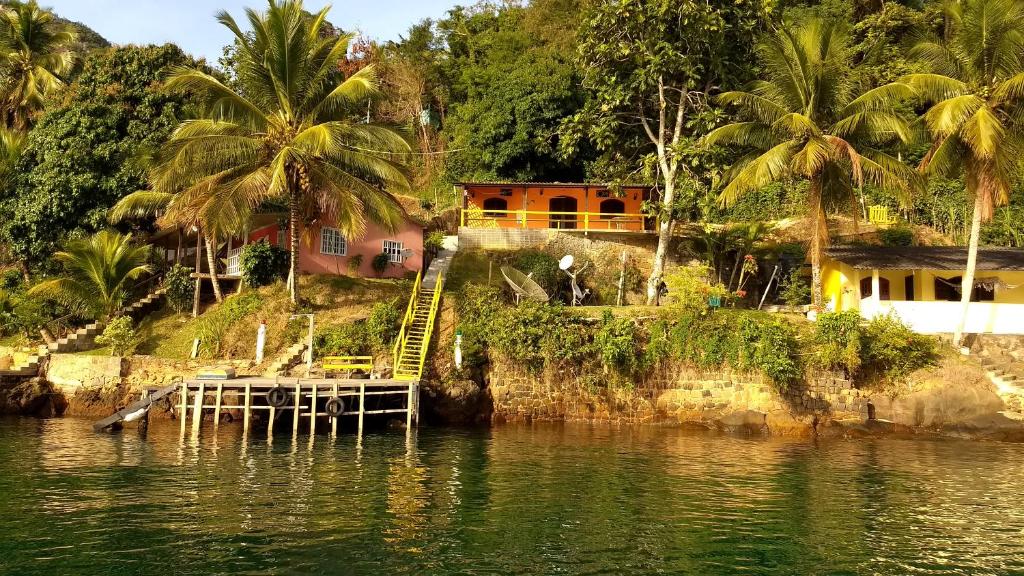  Casa Na Ilha Grande De Frente Pro Mar Com Pier