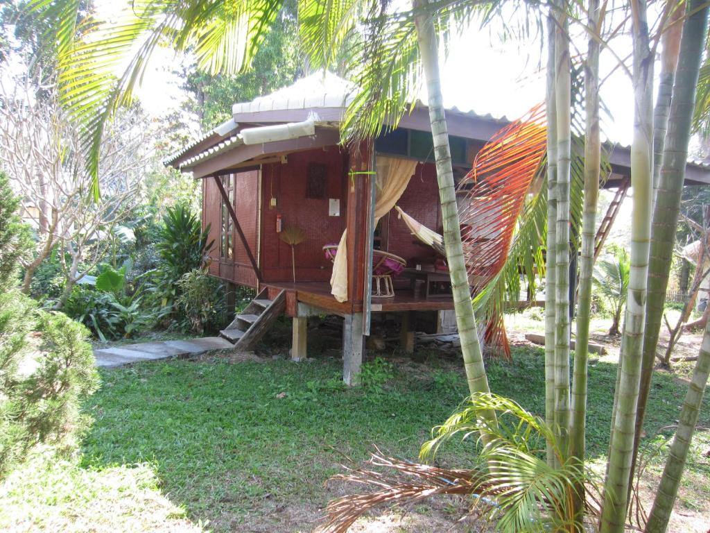 Zahrada ubytování Ing Doi Guest House