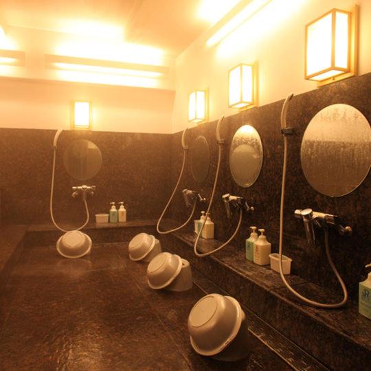 Koupelna v ubytování Hotel Housen Soka