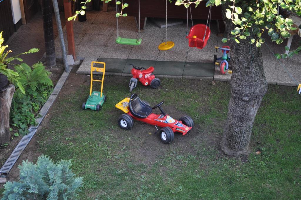 A garden outside Szent György Vendégház