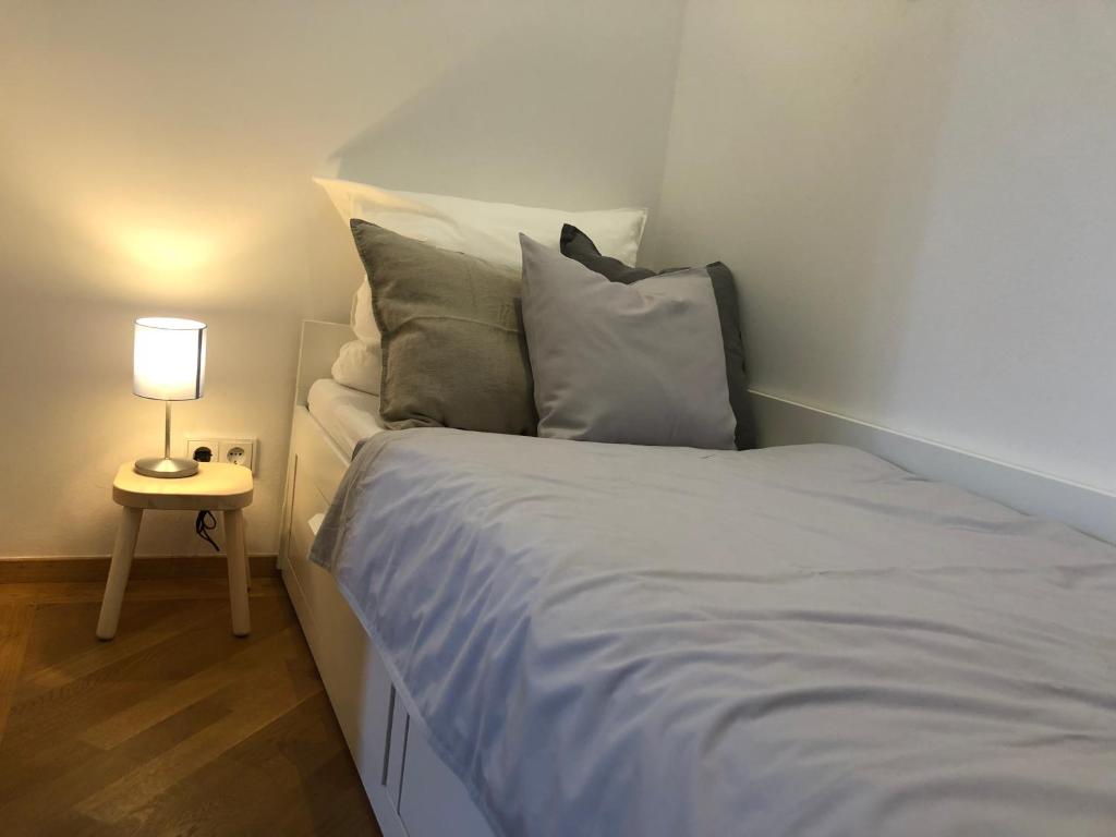 Katil atau katil-katil dalam bilik di Kaiser Ludwig´s wundervolle Ferienwohnung