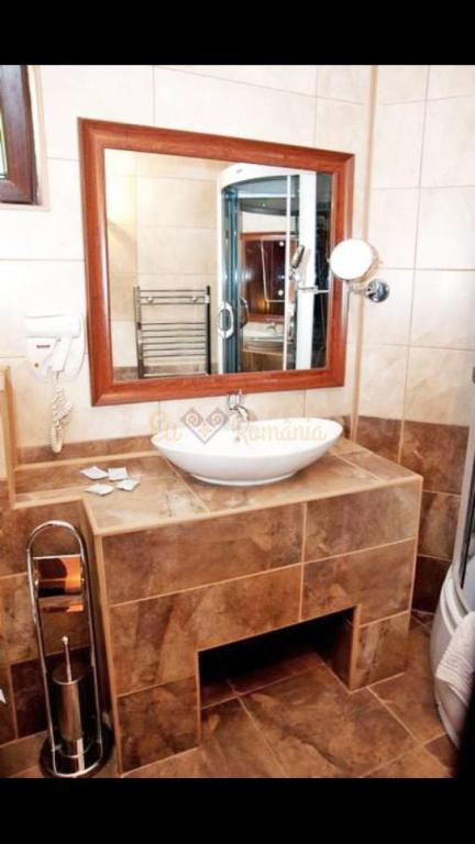 Koupelna v ubytování Casa Ardeleana