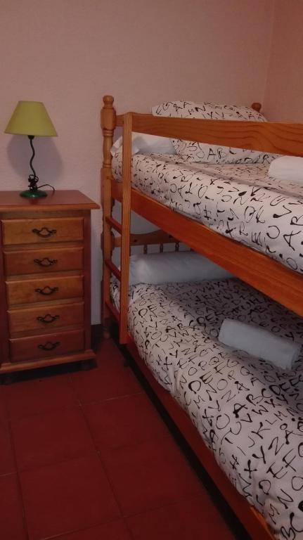 Postel nebo postele na pokoji v ubytování Casa Rural el Canal