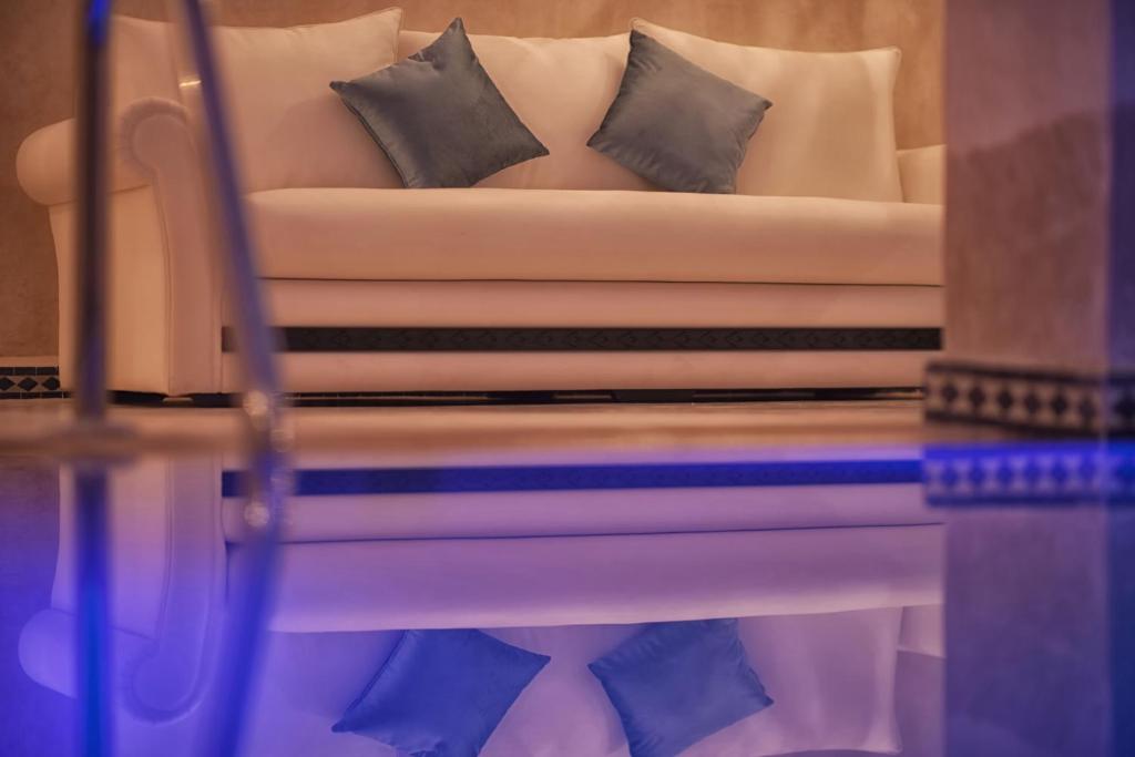 Posezení v ubytování Lina Ryad & Spa