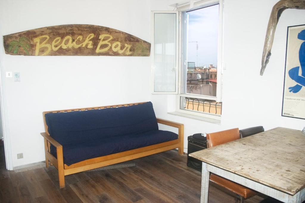 Część wypoczynkowa w obiekcie BEACHBAR Apartment in Rome