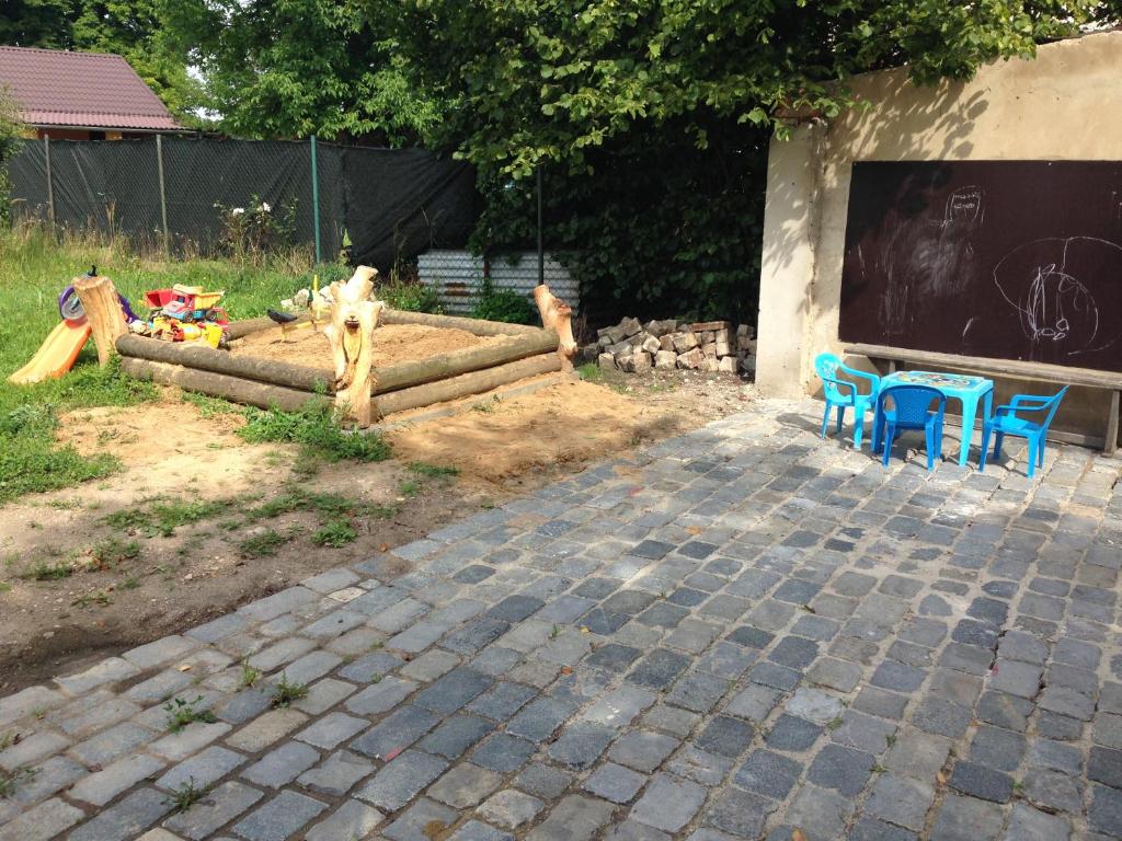 Zahrada ubytování Restaurace U Kostela