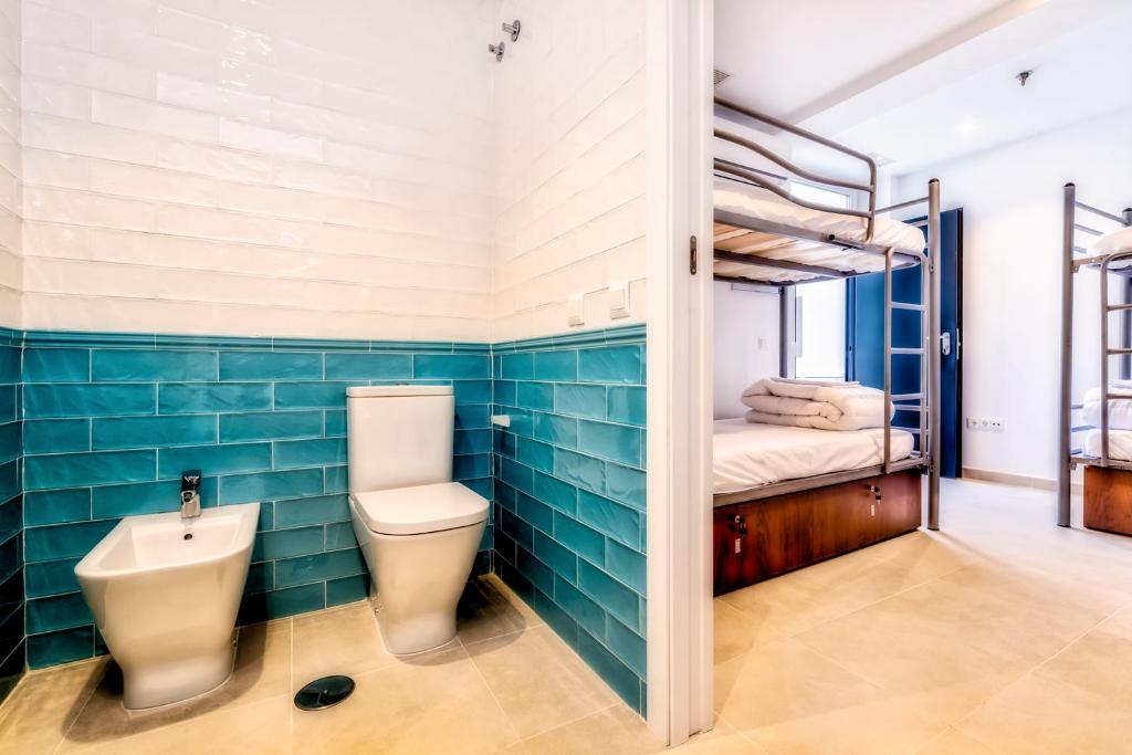 Koupelna v ubytování Hostel A2C