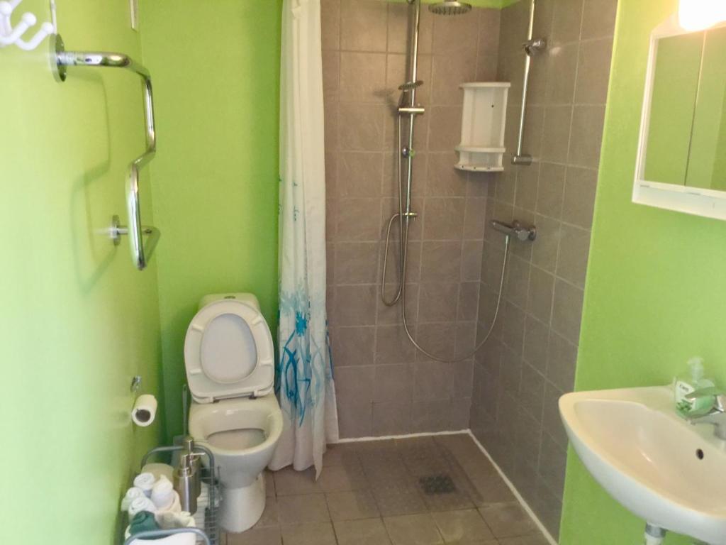 Koupelna v ubytování Risskov Bellevue Guesthouse