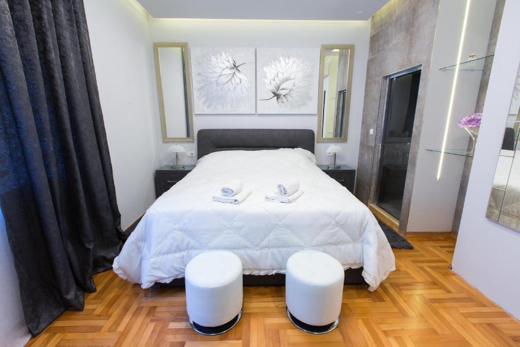 Posteľ alebo postele v izbe v ubytovaní Villa Domina