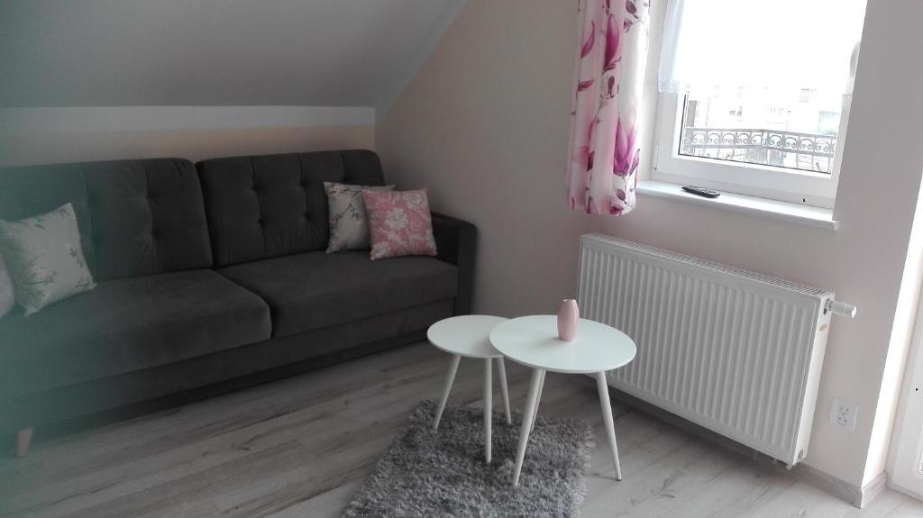 Posezení v ubytování Apartamenty u" Lusi"
