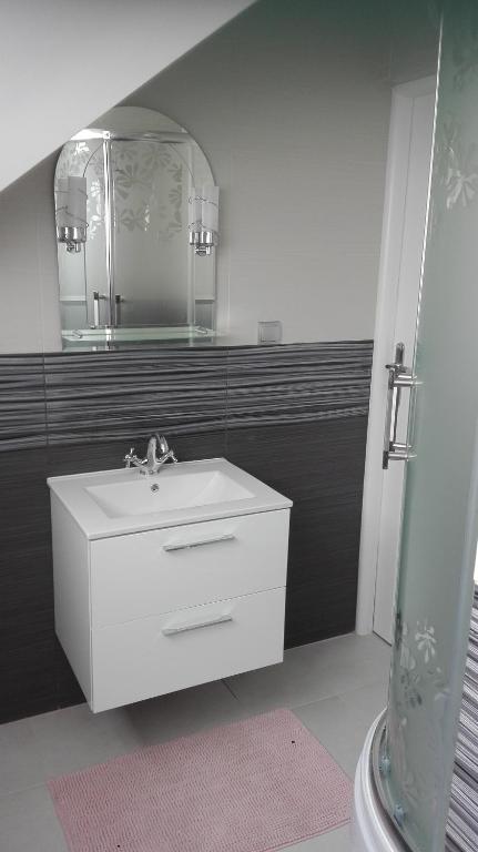Koupelna v ubytování Apartamenty u" Lusi"