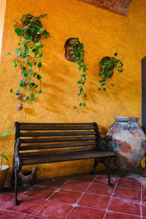 Posezení v ubytování Hacienda Xcaret