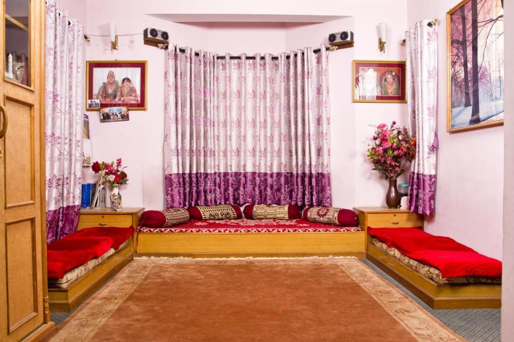 Posezení v ubytování Swagat homestay