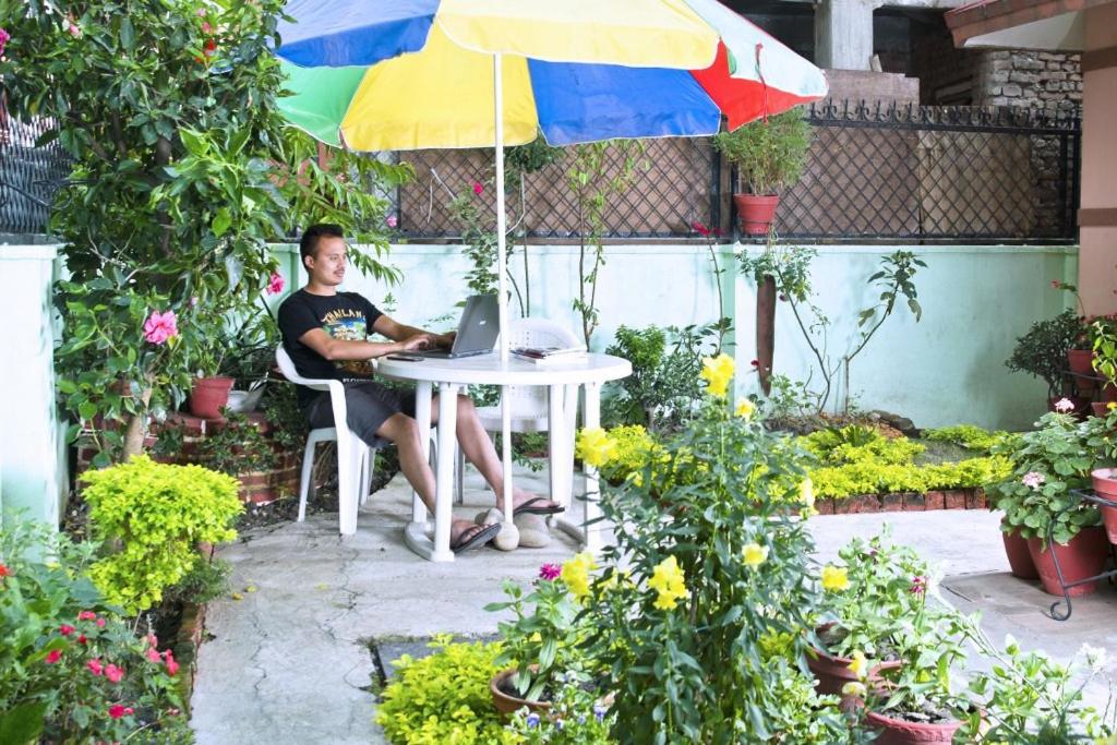 Zahrada ubytování Swagat homestay