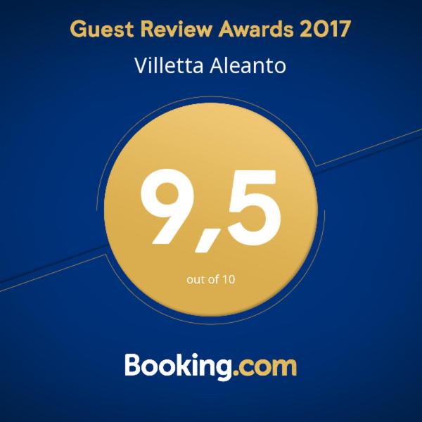 Certifikát, hodnocení, plakát nebo jiný dokument vystavený v ubytování Villetta Aleanto