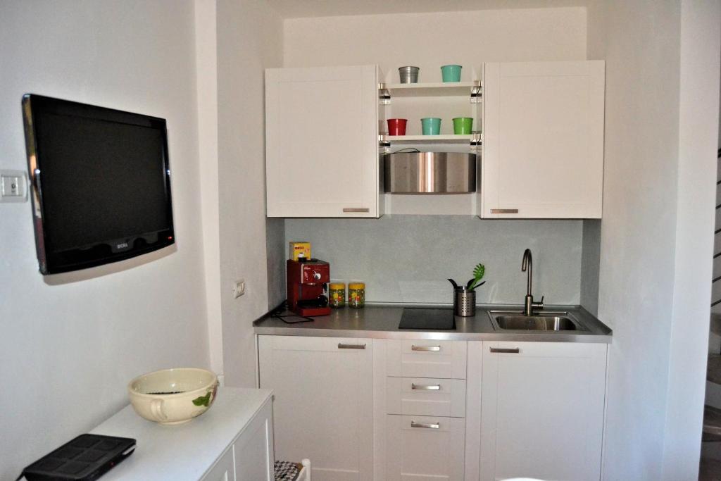 A kitchen or kitchenette at Le Soleil
