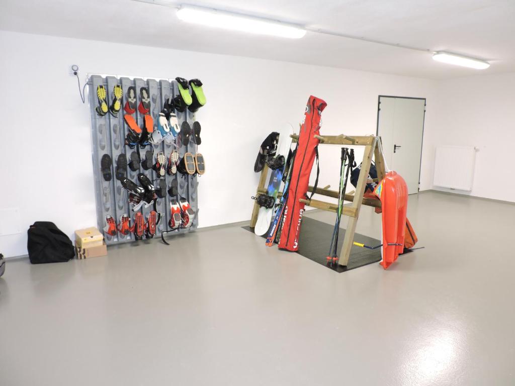 Fitness centrum a/nebo fitness zařízení v ubytování Kühlerhof