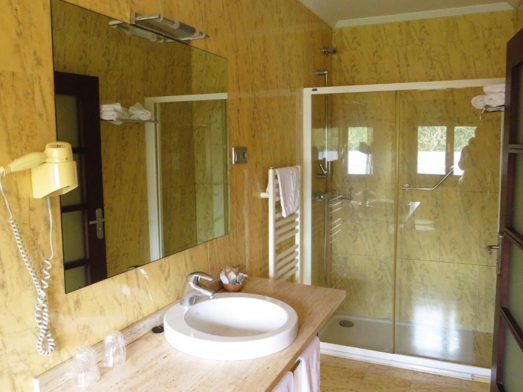 Koupelna v ubytování Euba Hotel