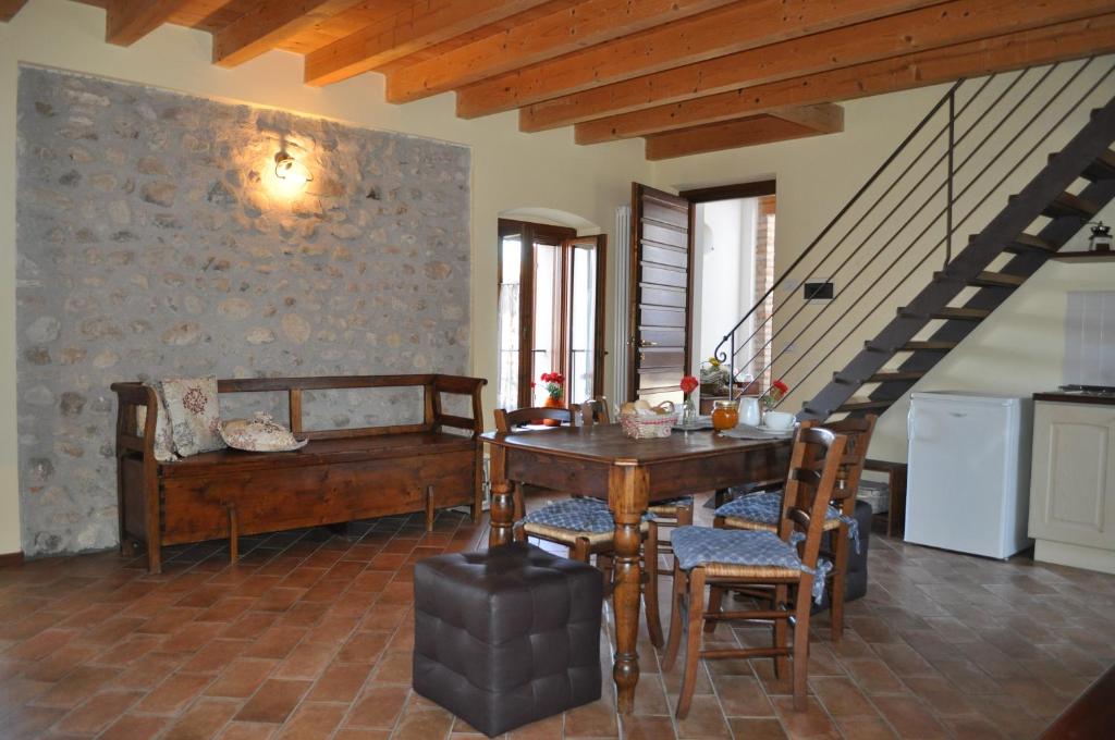 Posezení v ubytování Le Quattro Stagioni B&B and Apartament