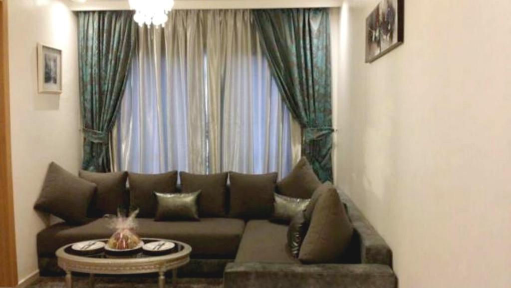 Posezení v ubytování Hôtel Teranga & Spa
