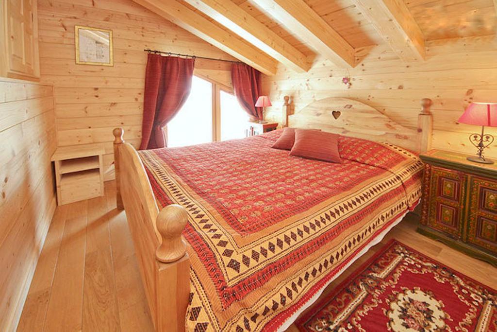 Postel nebo postele na pokoji v ubytování Chalet El Condor