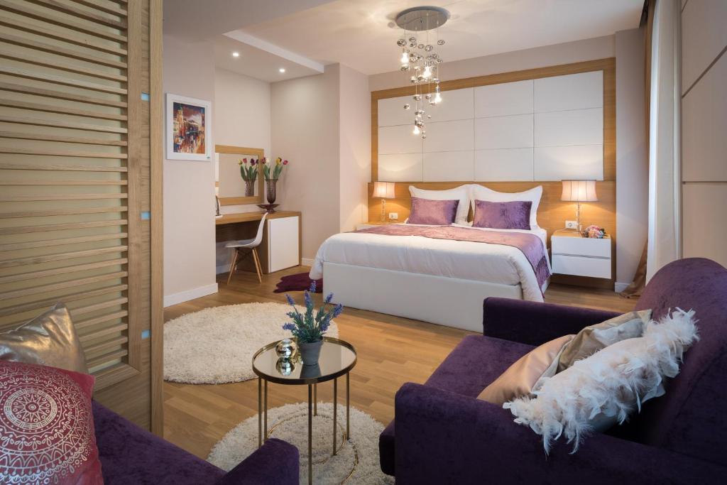 Postel nebo postele na pokoji v ubytování VIP Rooms