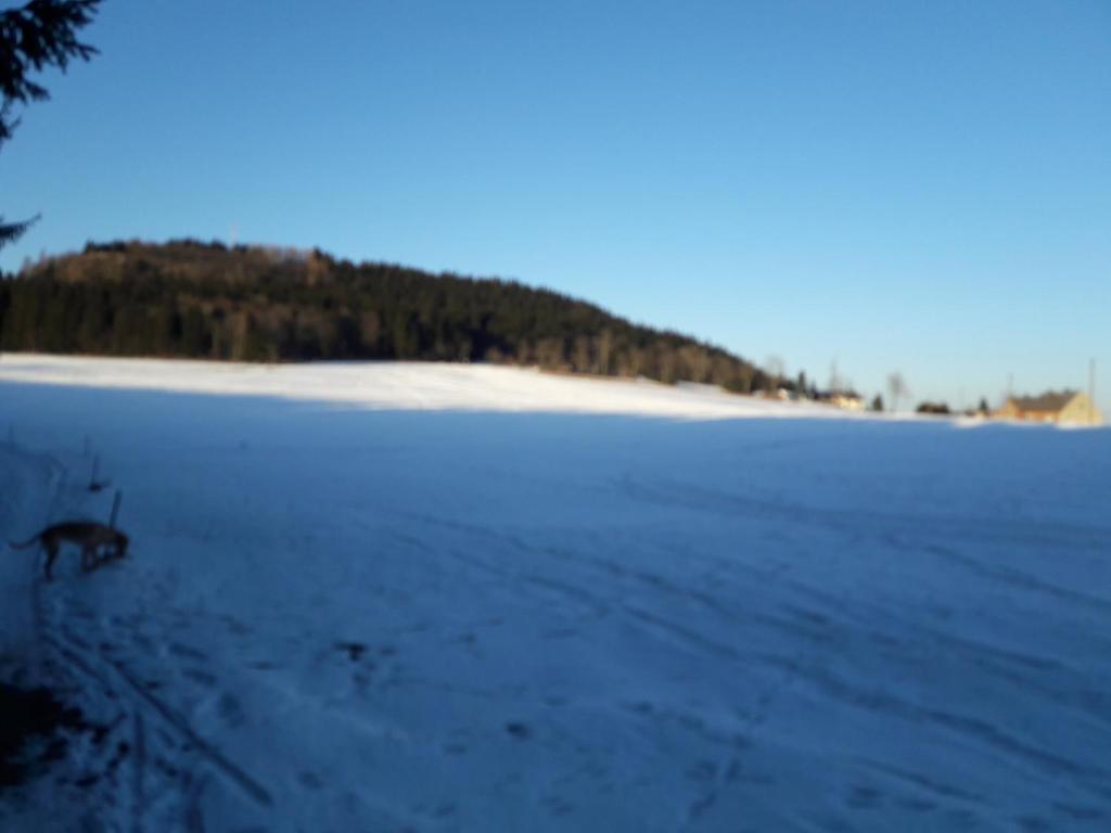 Fewo mit Fichtelberg und Keilbergblick v zimě