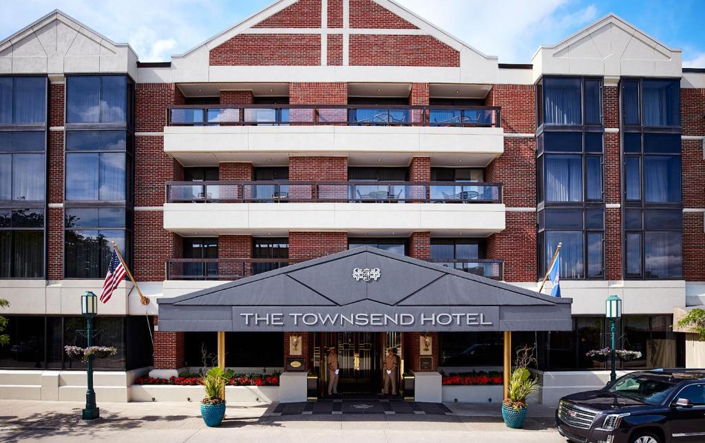 a front view of the townettsetts hotel at The Townsend Hotel in Birmingham