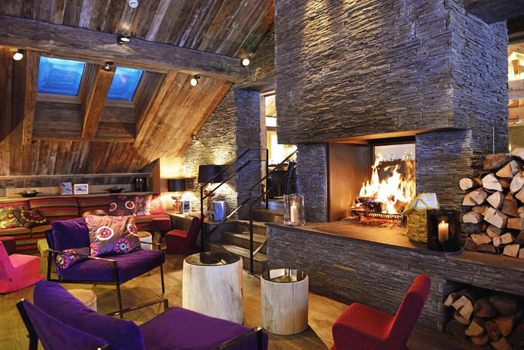 Posezení v ubytování Hotel Le Savoy