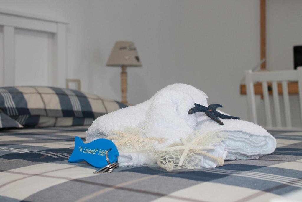 Postel nebo postele na pokoji v ubytování "A Livanti" B&B