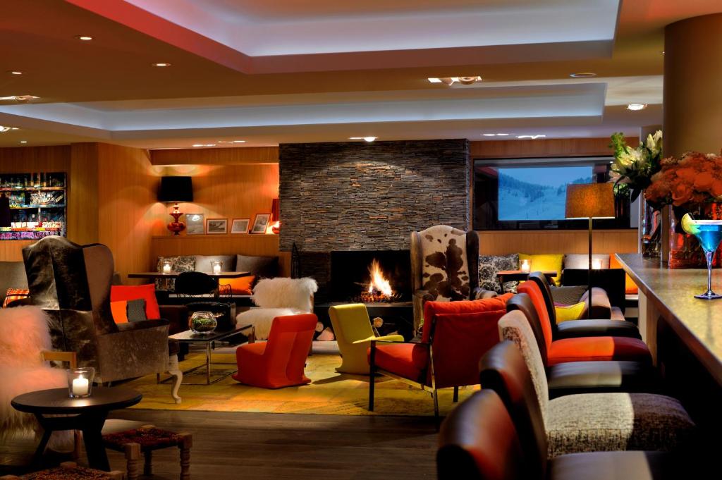 Posezení v ubytování Hotel Le Savoy