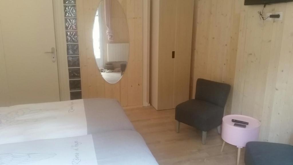 Postel nebo postele na pokoji v ubytování La Combe Joseph