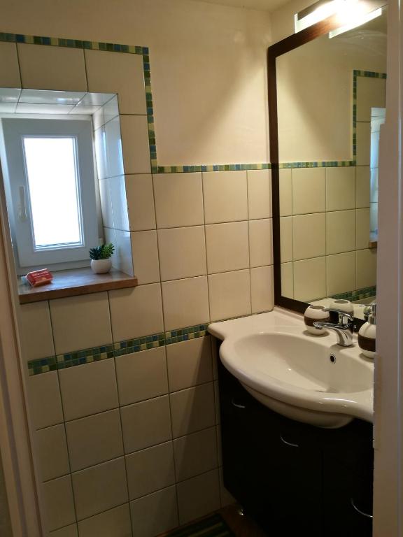 Koupelna v ubytování B&b Adele