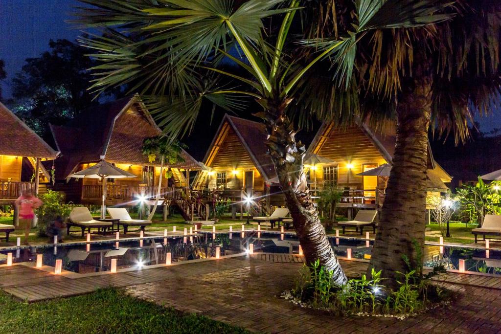 Een tuin van Angkor Heart Bungalow