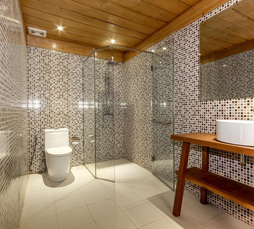 Een badkamer bij Angkor Heart Bungalow