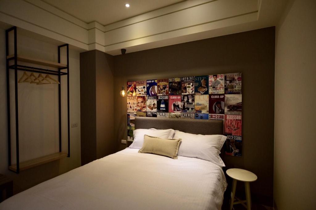 Postel nebo postele na pokoji v ubytování Sakagami Hotel