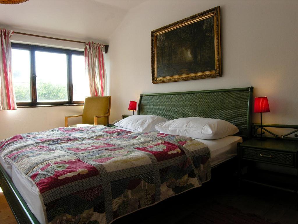 Postel nebo postele na pokoji v ubytování Haus Wartenberg