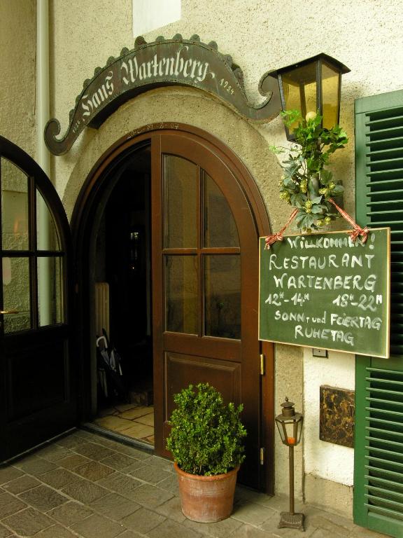Certifikát, hodnocení, plakát nebo jiný dokument vystavený v ubytování Haus Wartenberg