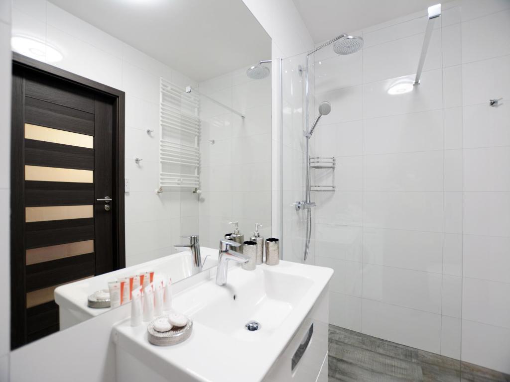 Kúpeľňa v ubytovaní Apartament Polanki Park-kryty basen